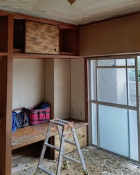 年度末恒例の原状回復工事（施工前）