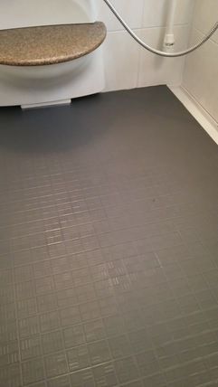 浴室フロアー貼りまし アイキャッチ画像